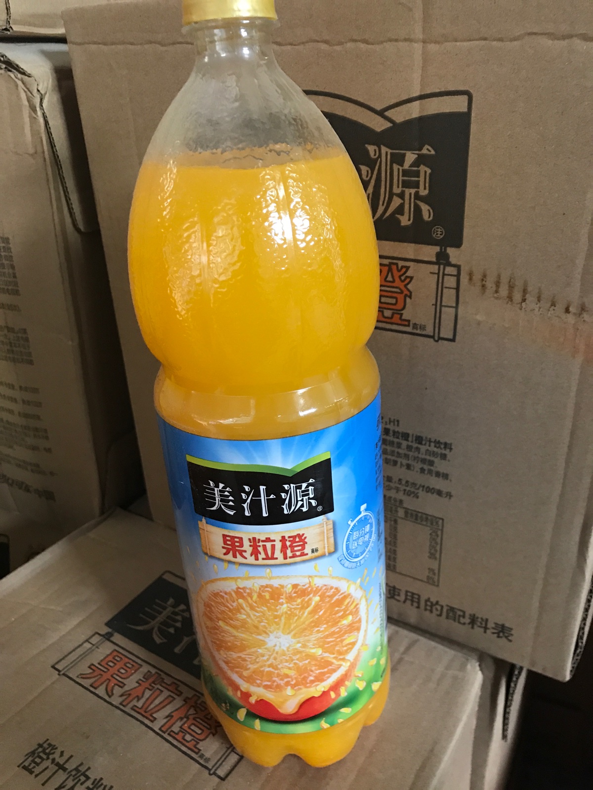 1.8升美滋源果粒橙 1*6瓶